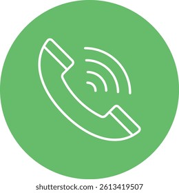 Phone Ringing vector icon. Can be used for printing, mobile and web applications.