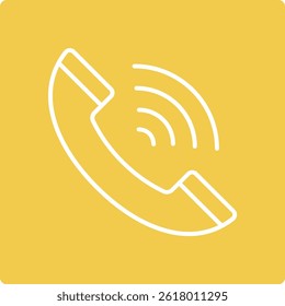 Phone Ringing vector icon. Can be used for printing, mobile and web applications.