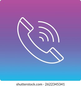 Phone Ringing vector icon. Can be used for printing, mobile and web applications.