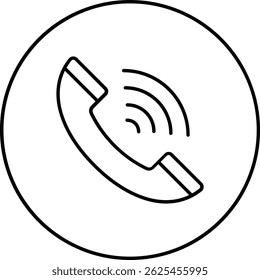Phone Ringing vector icon. Can be used for printing, mobile and web applications.