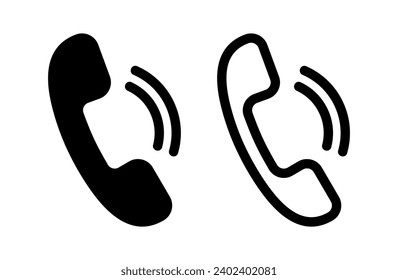 el teléfono suena en negro