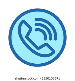 Phone rings symbol icon vector design illustration