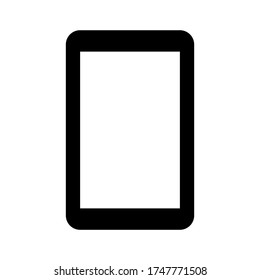 Phone rotate landscape icon vector isolated on white background.