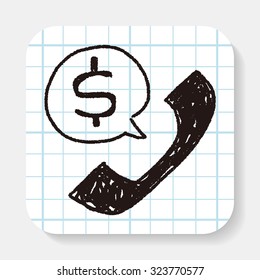 phone sale doodle