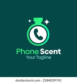 Phone Scent Logo Design Template. Good for Business, Agency, Community and Organization