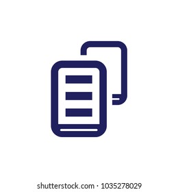 phone screen icon logo design template