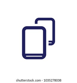 phone screen icon logo design template