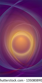 Phone screen template of abstract neon background