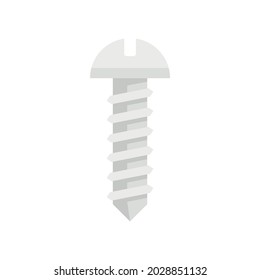 Phone screw icon. Flat illustration of phone screw vector icon isolated on white background