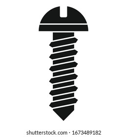 Phone screw icon. Simple illustration of phone screw vector icon for web design isolated on white background