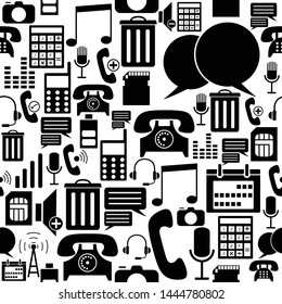 phone seamless pattern background icon.