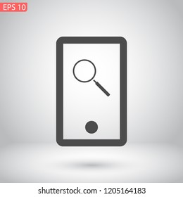 phone search vector icon 10 eps