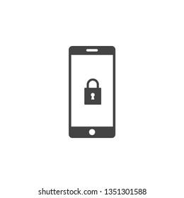 Phone security graphic design template vector isolated illustration