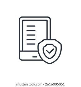 phone security icon collection .design style with background