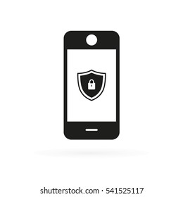 Phone Security Locked Status of Protection Icon
