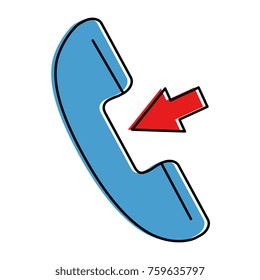 phone service with arrow