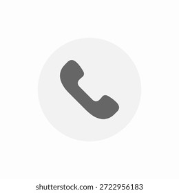 Vector de signo de icono de servicio telefónico