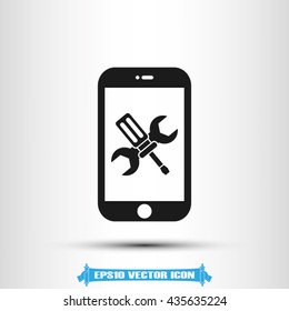 Phone service icon vector illustration eps10