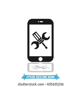 Phone service icon vector illustration eps10