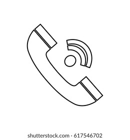 phone service isolated icon