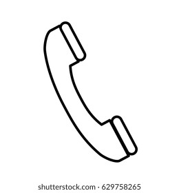 phone service isolated icon
