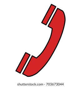phone service isolated icon