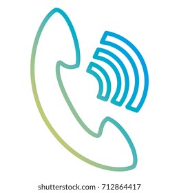 phone service isolated icon