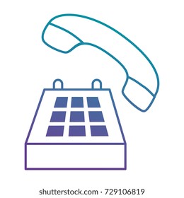 phone service isolated icon