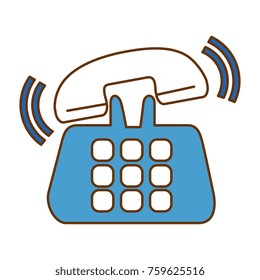 phone service isolated icon