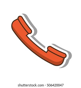 phone service isolated icon vector illustration design