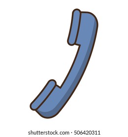 phone service isolated icon vector illustration design