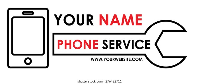 Phone Service Logo Stock Vector (Royalty Free) 276422711 | Shutterstock