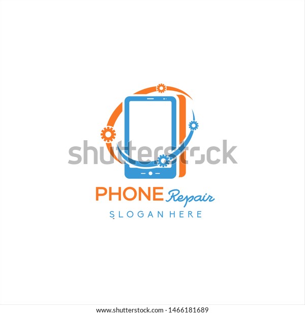 phone service logo, Rhone Repair, simple, concept, logo\
template - Vector 