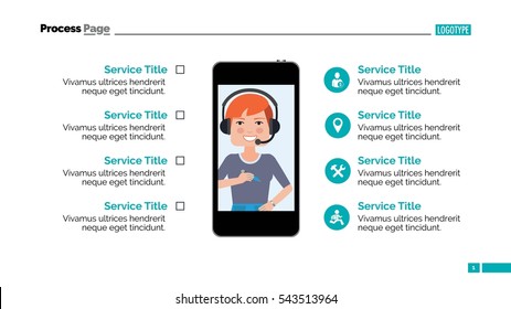 Phone services slide template