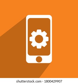 phone settings icon, Technology icon vector