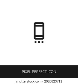 Configuración de teléfono Icono perfecto para Web, App, Presentación. estilo de esquema modificable. icono simple vectorial eps 10
