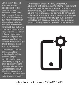 Phone settings vector icon 10 eps