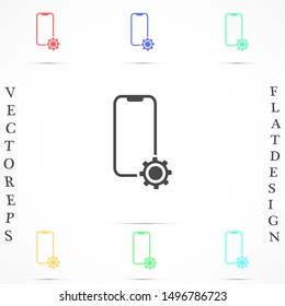 phone settings vector icon settings for online settings vector icon for people vector icon