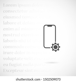 phone settings vector icon settings for online settings vector icon for people vector icon