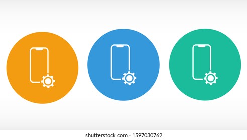 phone settings vector icon settings for online settings vector icon for people vector icon