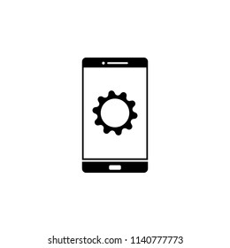 phone setup icon. Element of web icon for mobile concept and web apps. Glyph phone setup icon can be used for web and mobile