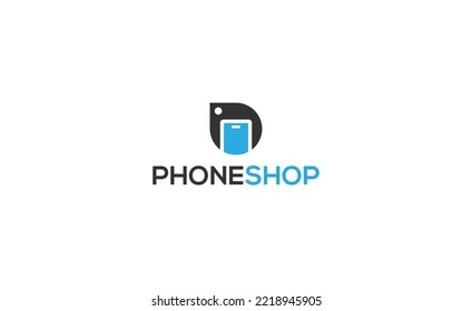 Phone Shop logo designs Modern Phone icon 