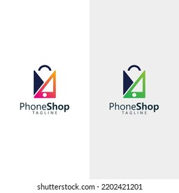 Phone Shop Logo Icon Vector Isolated