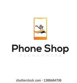 Phone Shop Logo Vector Inspiration Stock Vector (Royalty Free ...