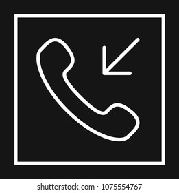 phone sign icon