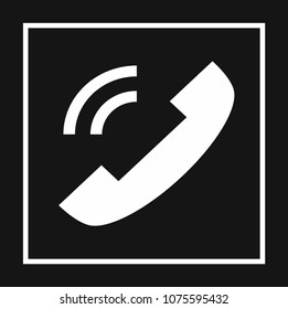 phone sign icon