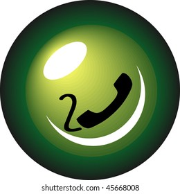 phone sign icon button