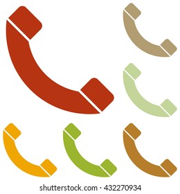 Phone sign illustration