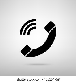 Phone sign. Vector illustration