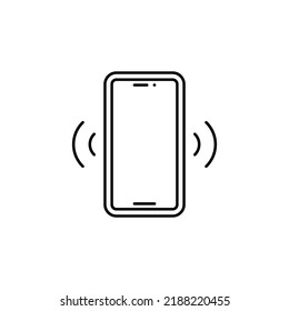 Phone Signal Icon Simple Outline Style Stock Vector (Royalty Free ...